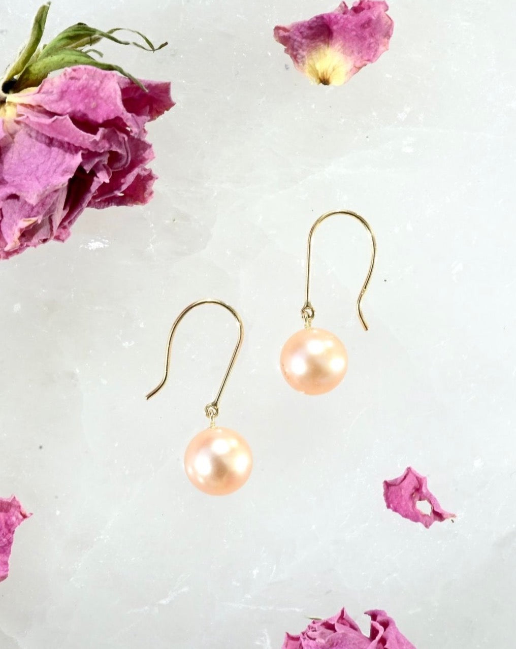 Oceanus Pearl Earrings - Sculptress