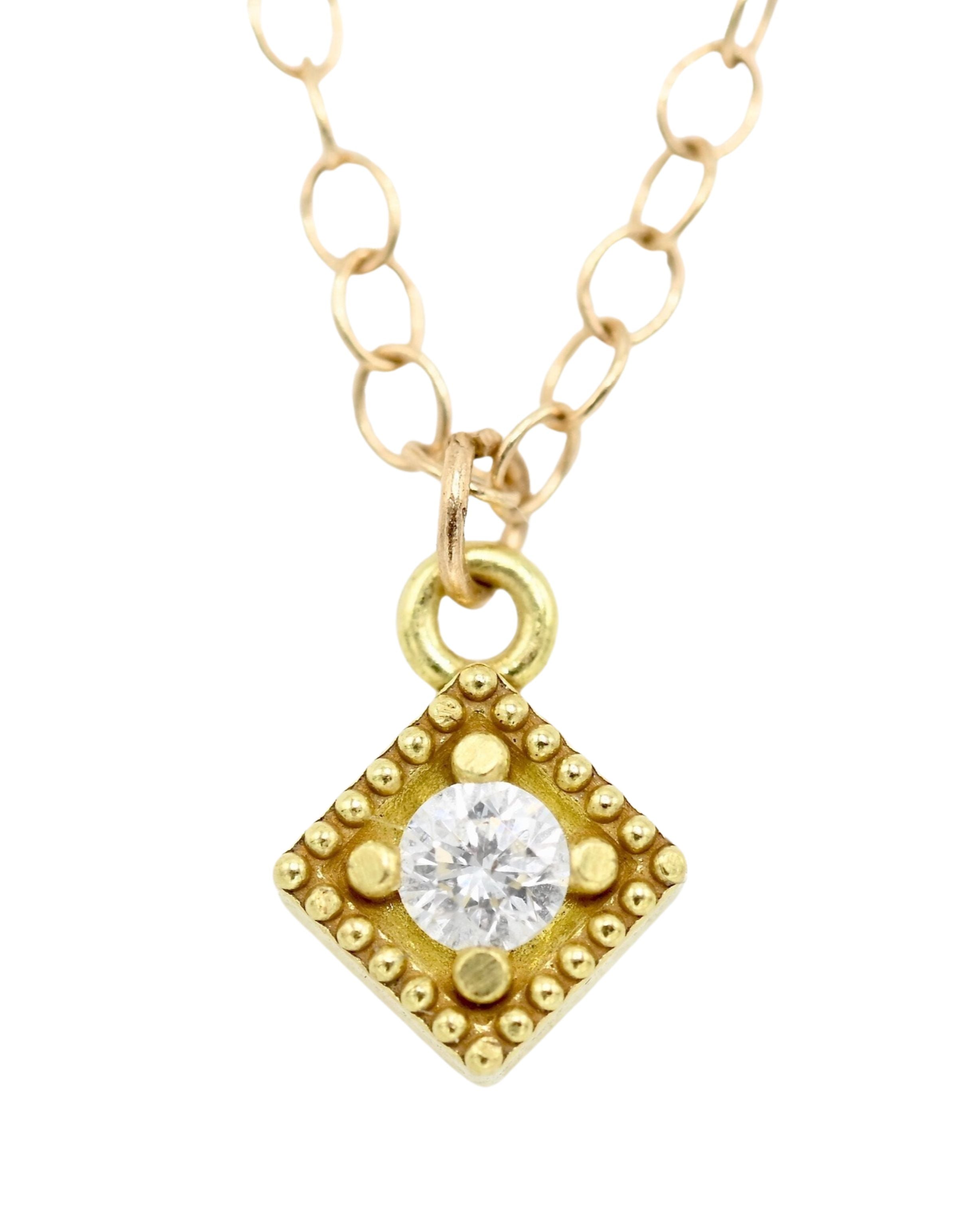 Anona Diamond Necklace - Sculptress