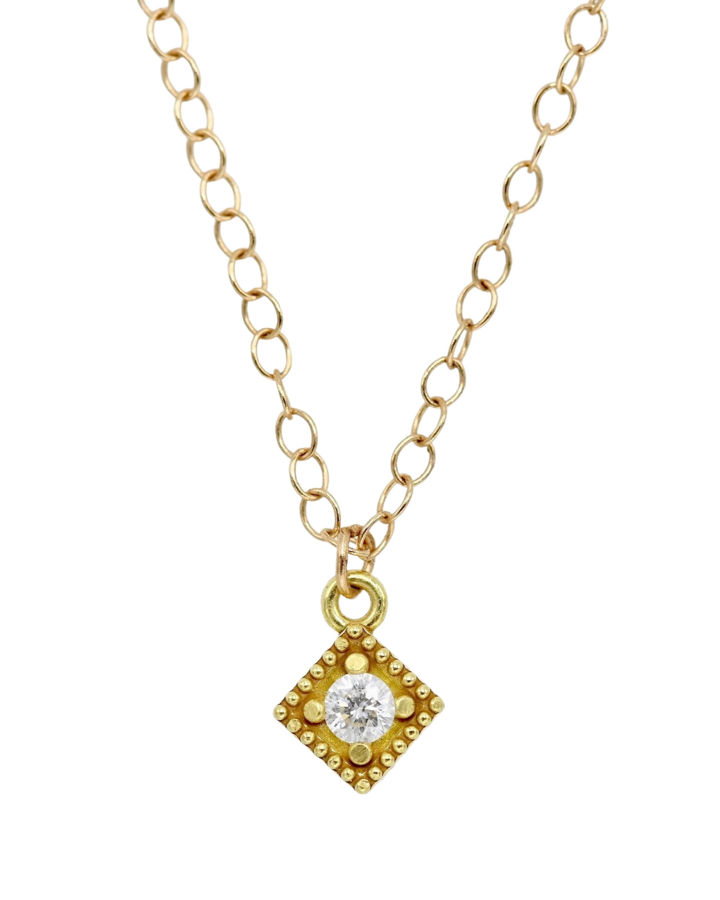 Anona Diamond Necklace - Sculptress